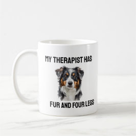 Aussie Dog Therapeutin witzige Quote-Kaffee-Tasse Kaffeetasse