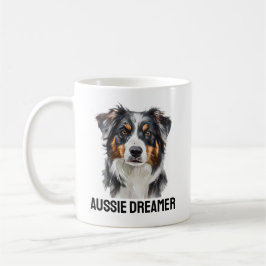 Aussie Dreamer Tasse - Whimsical Australian Shephe