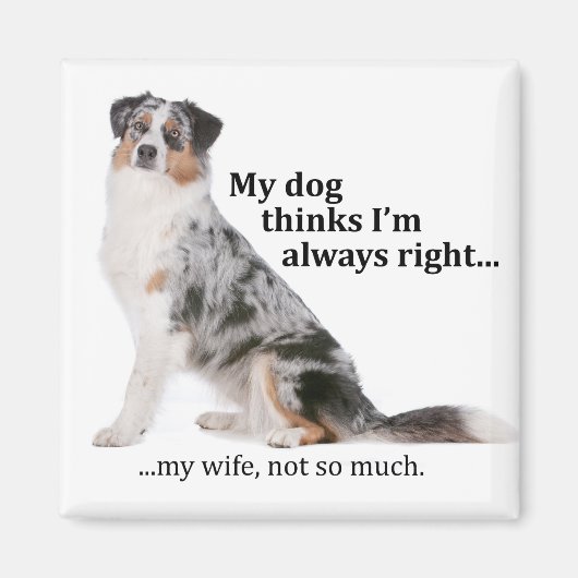 Aussie / Ehefrau Magnet (Vorne)