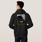 Aussie Emu Attraction, Hoodie (Schwarz voll)