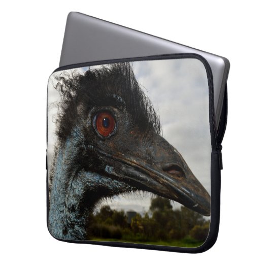 Aussie Emu Attraction, Laptopschutzhülle (Vorderseite Links)