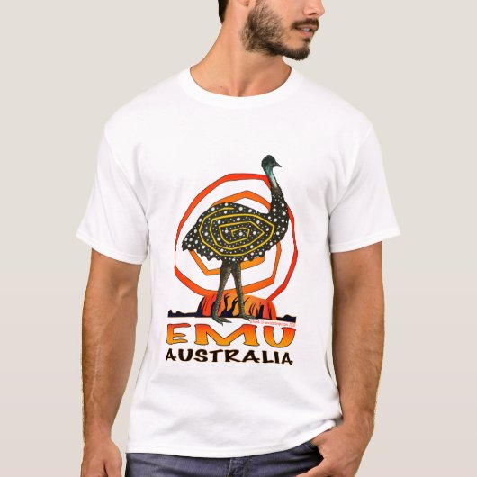 Aussie Emu T-Shirt (Vorderseite)
