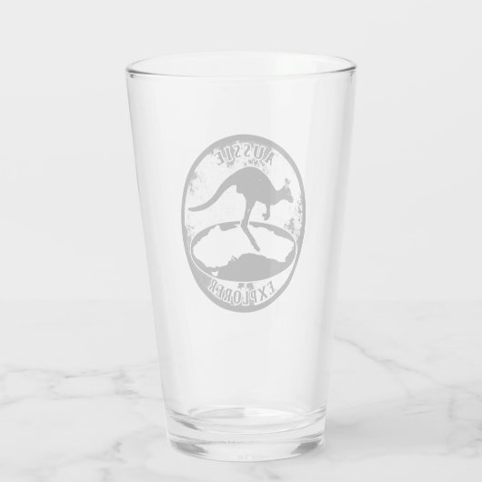 Aussie Explorer in grunge Glas (Rückseite)