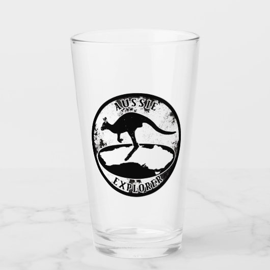 Aussie Explorer in grunge Glas (Vorderseite)