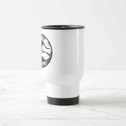 Aussie Explorer in grunge Reisebecher (Mittel)