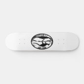 Aussie Explorer in grunge Skateboard (Horizontal)