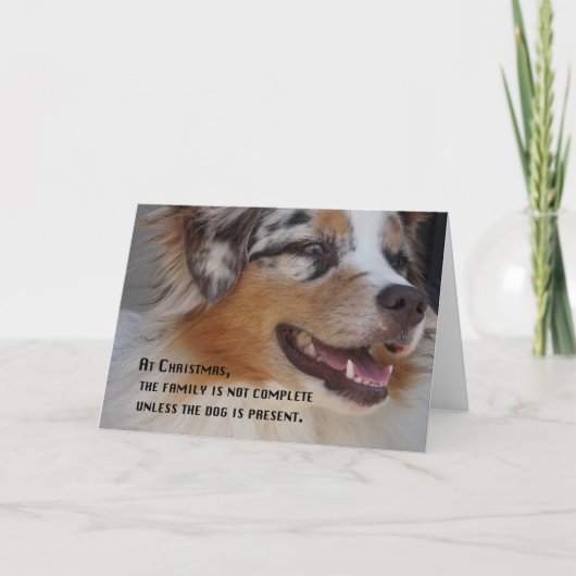 Aussie Feiertagskarte (Vorderseite)