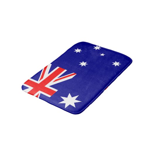 Aussie-Flagge Badematte (Schrägansicht)