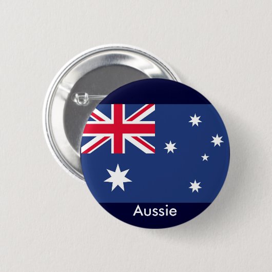 Aussie Flagge Button (Vorne & Hinten)