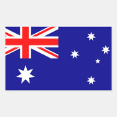 Aussie Flags Stickers (Vorderseite)