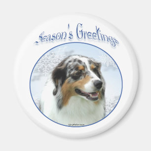 Aussie Frohen Festtage - Magnet