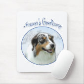 Aussie Frohen Festtage Mousepad (Mit Mouse)