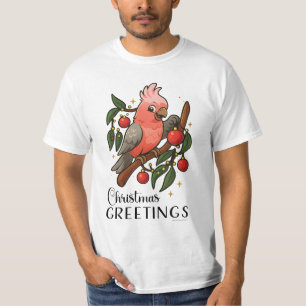 Aussie Galah Weihnachtsgrüße T-Shirt
