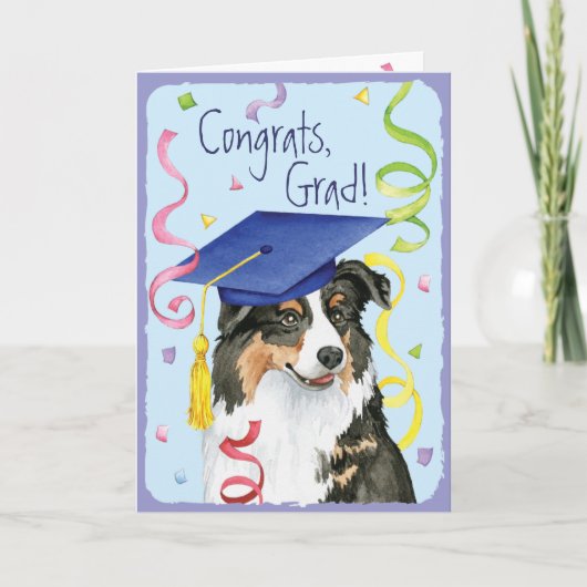 Aussie Graduate Karte (Vorderseite)