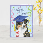 Aussie Graduate Karte (Gelbe Blume)