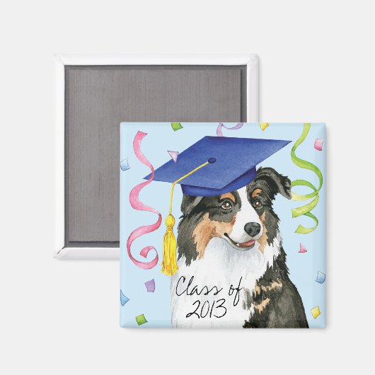 Aussie Graduate Magnet (Vorderseite/Rückseite)