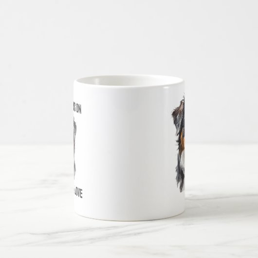 Aussie Hair & Liebe Funny Mug Kaffeetasse (Mittel)