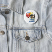 Aussie Happy Birthday Balloons Button (Beispiel)