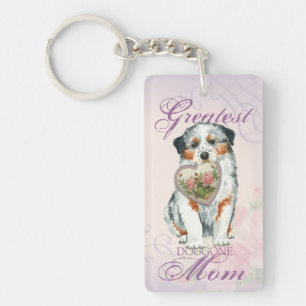 Aussie Heart Mama Schlüsselanhänger