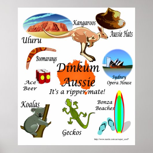 Aussie Icons, Poster (Vorne)