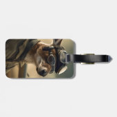 Aussie Kangaroo King of the Airways, Gepäckanhänger (Rückseite horizontal)