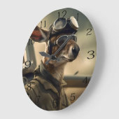 Aussie Kangaroo King of the Airways, Große Wanduhr (Winkel)