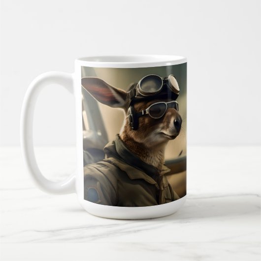 Aussie Kangaroo King of the Airways, Kaffeetasse (Links)