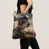 Aussie Kangaroo King of the Airways, Tasche (Von Nahem)