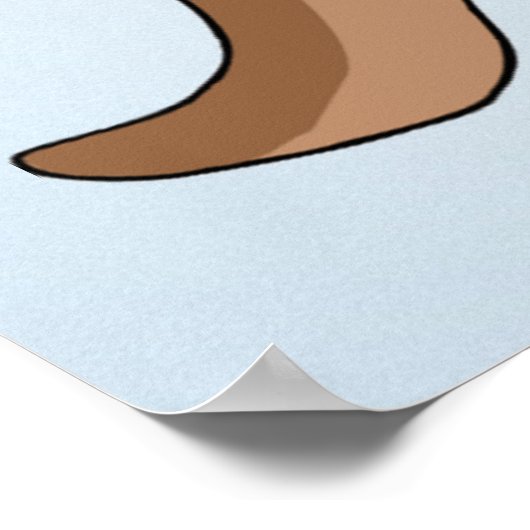 aussie Kangaroo Poster (Ecke)