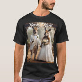 Aussie Kangaroo White Wedding, Bucks Night Tshirt (Vorderseite)
