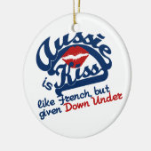 Aussie Kiss Ornament (Links)