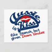Aussie Kiss Postkarte (Vorderseite)