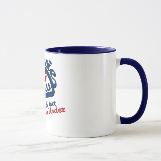 Aussie Kiss Tasse - wählen Sie Stil & Farbe (Rechts)
