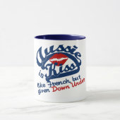 Aussie Kiss Tasse - wählen Sie Stil & Farbe (Zentrum)
