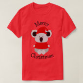 Aussie Koala Christmas T-Shirt (Design vorne)