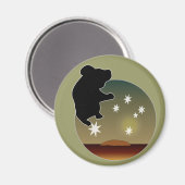 Aussie Koala Icon Magnet (Vorderseite/Rückseite)