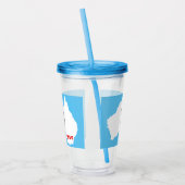 Aussie Liebe Koala White Acryltrinkbecher (Links)