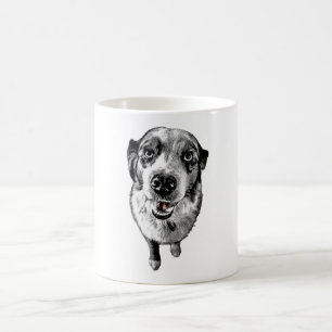 Aussie-Look – Roter Hundemund-Becher Kaffeetasse