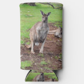 Aussie Male Kangaroo, Selters Dosenkühler (Vorderseite)