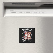 Aussie-Mama Australian Shepherd Weltweit Mini Auss Magnet (In Situ (Geschirrspüler))