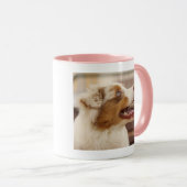 Aussie Mama Rot Merle personalisiert mit Foto Tasse (VorderseiteRechts)