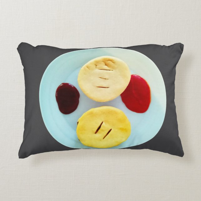 Aussie Meat Pie Brushed Polyester Pillow Dekokissen (Vorderseite)