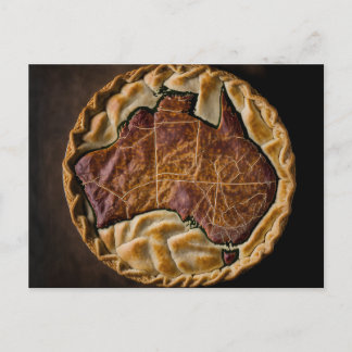 Aussie Meat Pie Postkarte