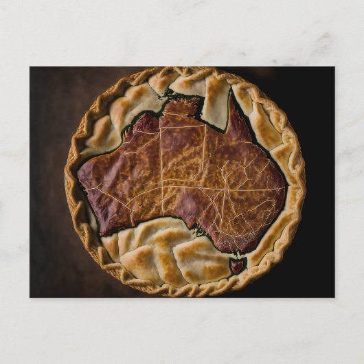 Aussie Meat Pie Postkarte (Vorderseite)