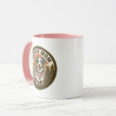 Aussie-Mutter-Kaffeetasse | Australian Shepherd Mu Tasse (Vorderseite Links)