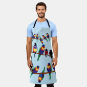 Aussie Papageien Schürze (Getragen)