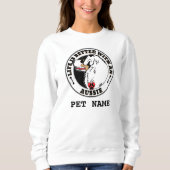Aussie Personalisierte Leben ist besser mit Aussie Sweatshirt (Vorderseite)