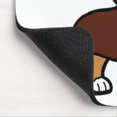 aussie red tri Cartoon Mousepad (Ecke)