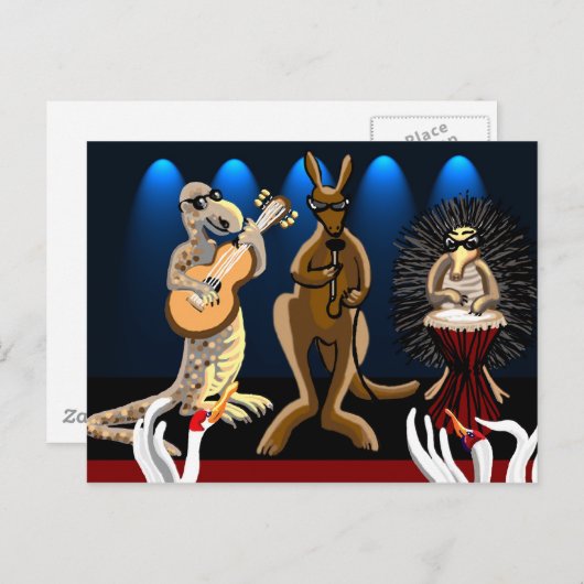 Aussie Rockers Postkarte (Vorne/Hinten)