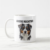 Aussie Rockstar Tasse - Cooles Australian Shepherd (Links)